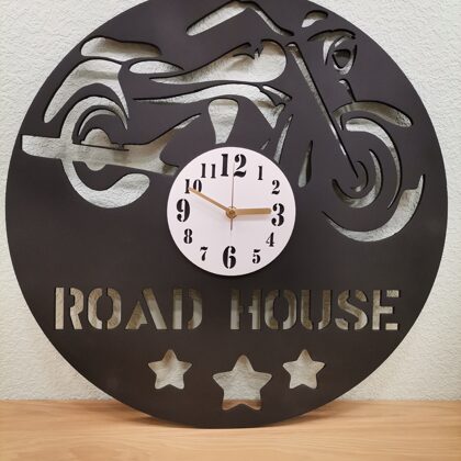 Sienas pulkstenis 50cm diametrā Road House